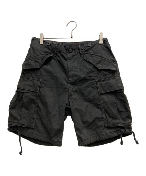 RRL（ダブルアールエル）RRL (ダブルアールエル) Regiment Poplin Cargo Short ブラック サイズ: 76cm (W30)の古着・服飾アイテム