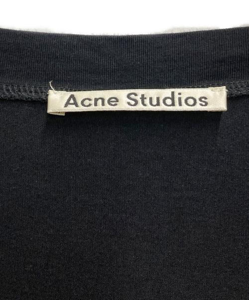 Acne studios（アクネ ストゥディオス）ACNE STUDIOS (アクネ ストゥディオス) LYLIA ドッキングカットソーワンピース ブラック サイズ:Ⅿの古着・服飾アイテム