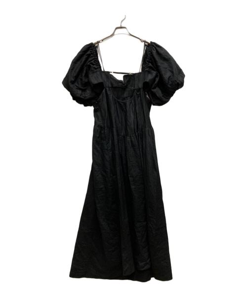 MAISON SPECIAL（メゾンスペシャル）MAISON SPECIAL (メゾンスペシャル) 2WAYスリーブボリュームワンピース ブラック サイズ:ｆreeの古着・服飾アイテム