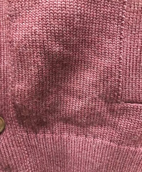 Zanone（ザノーネ）Zanone (ザノーネ) CHIOTOスタンドカラーニットカーディガン レッド サイズ:44の古着・服飾アイテム