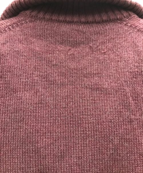 Zanone（ザノーネ）Zanone (ザノーネ) CHIOTOスタンドカラーニットカーディガン レッド サイズ:44の古着・服飾アイテム