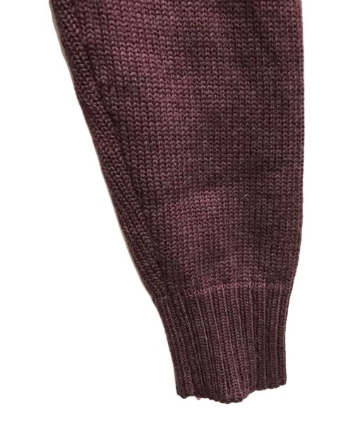 Zanone（ザノーネ）Zanone (ザノーネ) CHIOTOスタンドカラーニットカーディガン レッド サイズ:44の古着・服飾アイテム