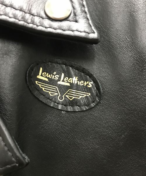 Lewis Leathers（ルイスレザース）Lewis Leathers (ルイスレザース) ライトニングレザーライダースジャケット ブラック サイズ:36の古着・服飾アイテム