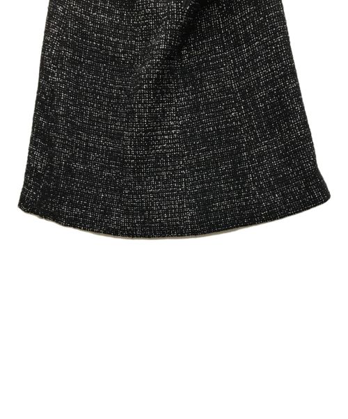 CHANEL（シャネル）CHANEL (シャネル) ツイードスカート ホワイト×ブラック サイズ:34の古着・服飾アイテム