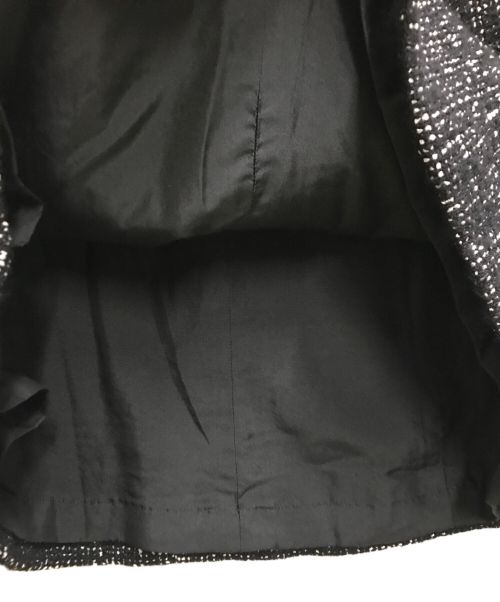 CHANEL（シャネル）CHANEL (シャネル) ツイードスカート ホワイト×ブラック サイズ:34の古着・服飾アイテム