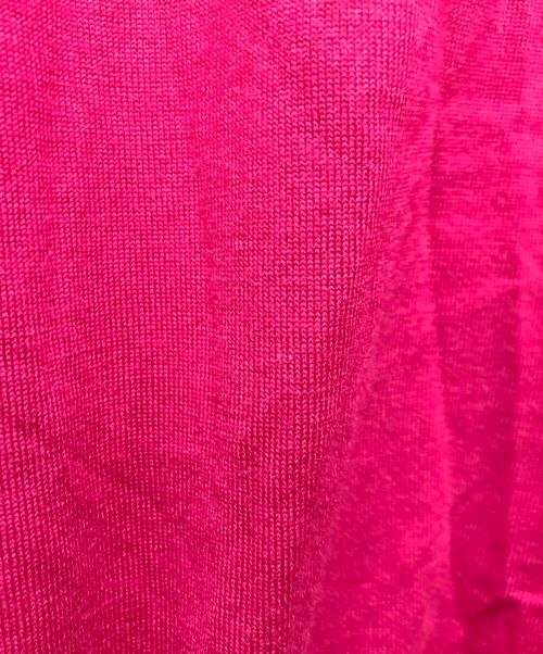 BORDERS at BALCONY（ボーダーズアットバルコニー）BORDERS at BALCONY (ボーダーズアットバルコニー) CREW NECK TOP ピンク サイズ:36の古着・服飾アイテム