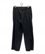 STEVEN ALANスティーブンアラン）の古着「T/C/L OX 2PLEATED PANTS」｜ネイビー