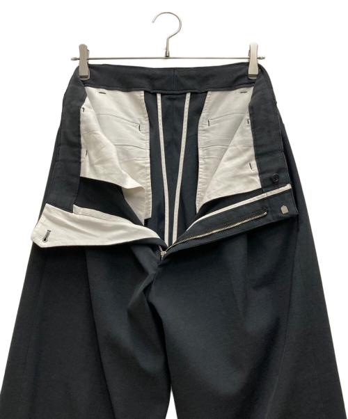 STEVEN ALAN（スティーブンアラン）STEVEN ALAN (スティーブンアラン) T/C/L OX 2PLEATED PANTS ネイビー サイズ:Lの古着・服飾アイテム