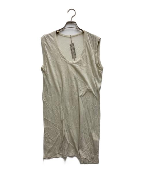 RICK OWENS（リックオウエンス）RICK OWENS (リックオウエンス) ノースリーブカットソー ベージュ サイズ:38の古着・服飾アイテム