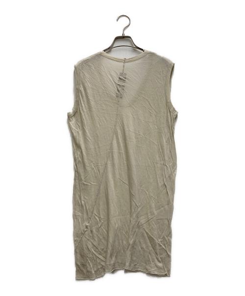 RICK OWENS（リックオウエンス）RICK OWENS (リックオウエンス) ノースリーブカットソー ベージュ サイズ:38の古着・服飾アイテム
