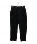 COMME des GARCONS HOMME（コムデギャルソン オム）の古着「リネン混2タックパンツ」｜ブラック