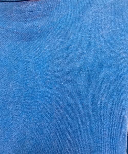 SUPREME（シュプリーム）Supreme (シュプリーム) Overprint Small Box S/S Top ブルー サイズ:Ⅼの古着・服飾アイテム