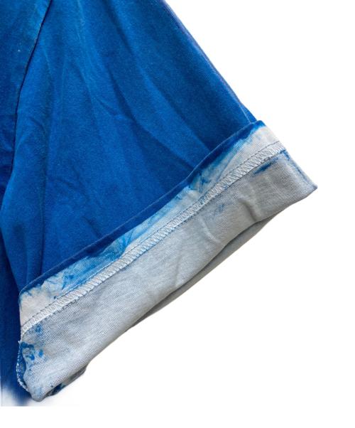 SUPREME（シュプリーム）Supreme (シュプリーム) Overprint Small Box S/S Top ブルー サイズ:Ⅼの古着・服飾アイテム