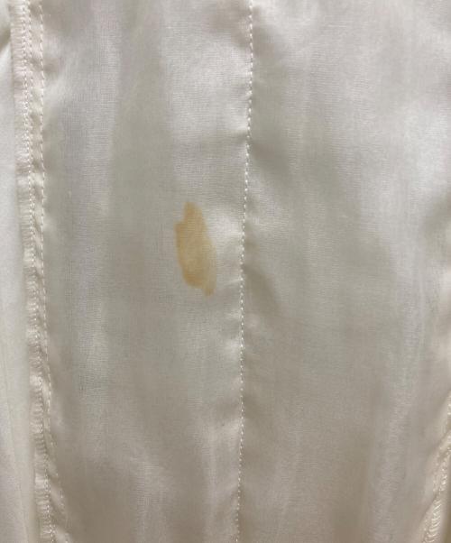 MIU MIU（ミュウミュウ）MIU MIU (ミュウミュウ) ノースリーブ フリルワンピース ホワイト サイズ:40の古着・服飾アイテム