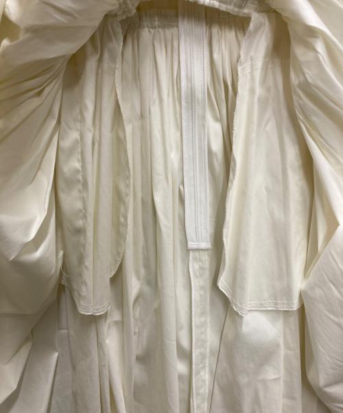 MIU MIU（ミュウミュウ）MIU MIU (ミュウミュウ) ノースリーブ フリルワンピース ホワイト サイズ:40の古着・服飾アイテム