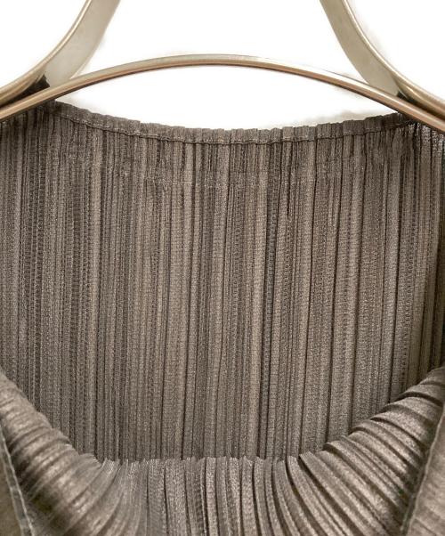 PLEATS PLEASE（プリーツプリーズ）PLEATS PLEASE (プリーツプリーズ) プリーツノースリーブワンピース ブラウン サイズ:不明の古着・服飾アイテム