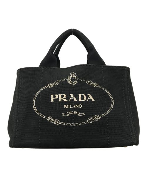 PRADA（プラダ）PRADA (プラダ) 2WAYハンドバッグ ブラックの古着・服飾アイテム