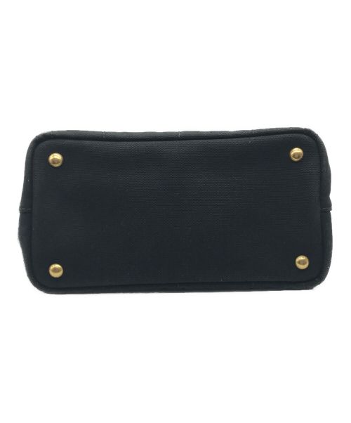 PRADA（プラダ）PRADA (プラダ) 2WAYハンドバッグ ブラックの古着・服飾アイテム