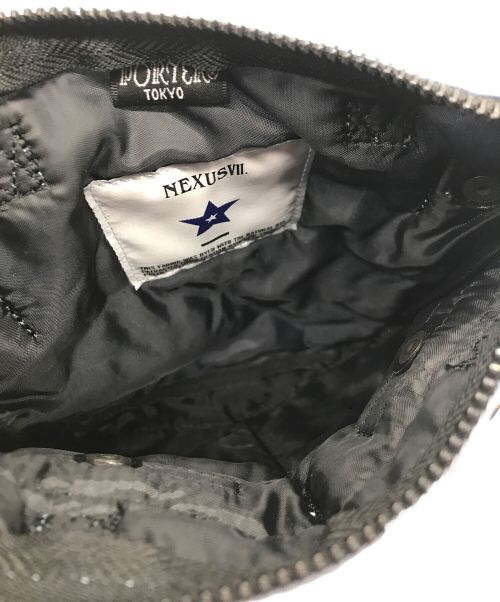 NEXUSVII（ネクサスセブン）NEXUSVII (ネクサスセブン) PORTER (ポーター) GENTIAN DYE HELMET BAG XS ブルーの古着・服飾アイテム