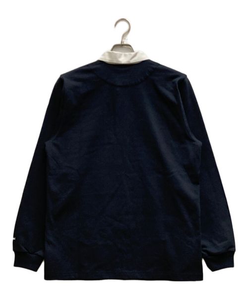JJJJound（ジョウンド）JJJJound (ジョウンド) ラグビーシャツ ネイビー サイズ:Ⅿの古着・服飾アイテム
