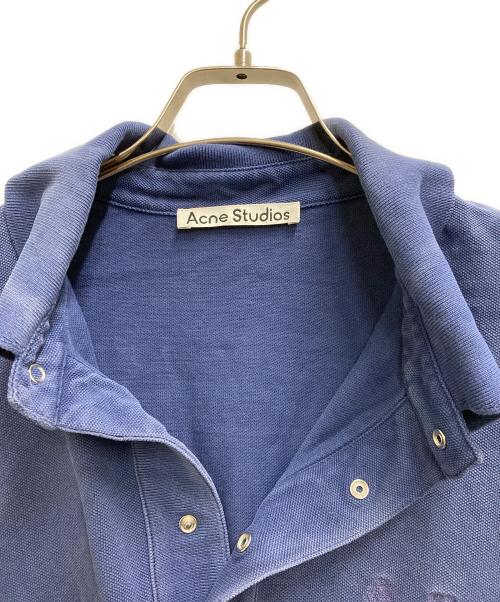 Acne studios（アクネ ストゥディオス）ACNE STUDIOS (アクネ ストゥディオス) ポロシャツ ネイビー サイズ:XSの古着・服飾アイテム
