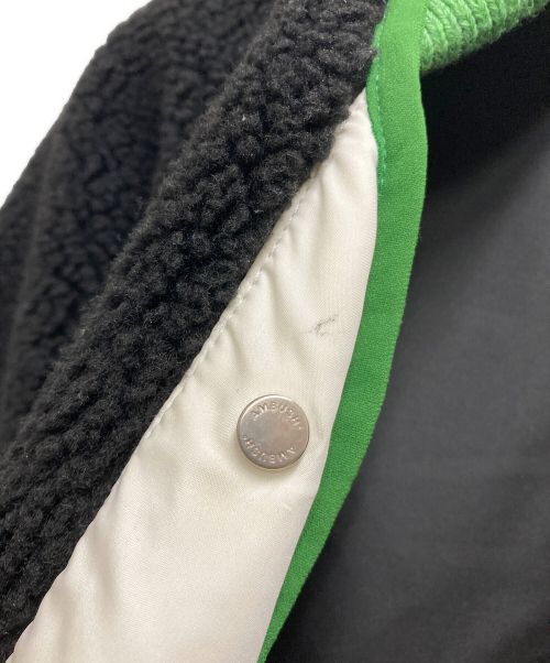 AMBUSH（アンブッシュ）AMBUSH (アンブッシュ) logo-patch fleece liner varsity jacket ブラック サイズ:Ⅿの古着・服飾アイテム