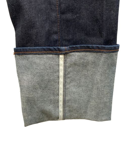 FETICO（フェティコ）FETICO (フェティコ) 12OZ HIGH-RISE COATING JEANS インディゴ サイズ:2の古着・服飾アイテム