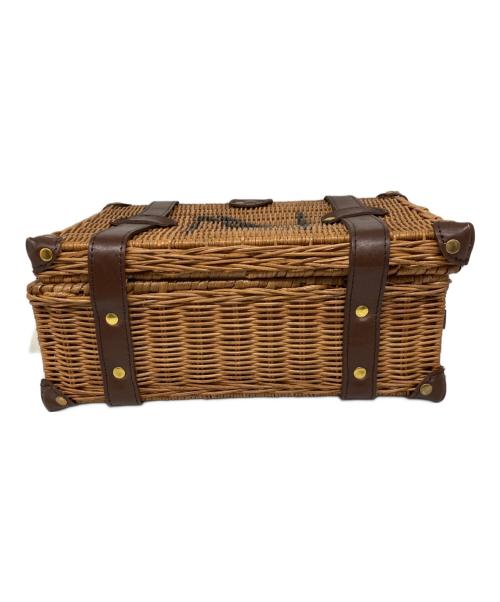 HAENGNAE（ヘンネ）HAENGNAE (ヘンネ) KISHIMEN PICNIC BASKET TRUNK ブラウンの古着・服飾アイテム
