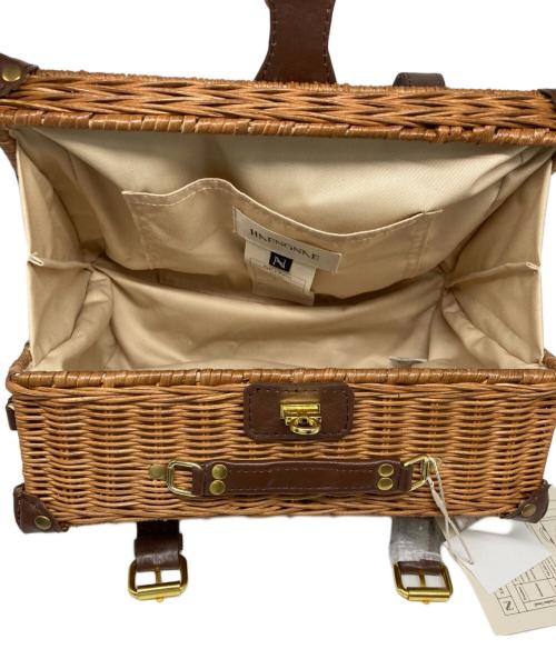 HAENGNAE（ヘンネ）HAENGNAE (ヘンネ) KISHIMEN PICNIC BASKET TRUNK ブラウンの古着・服飾アイテム