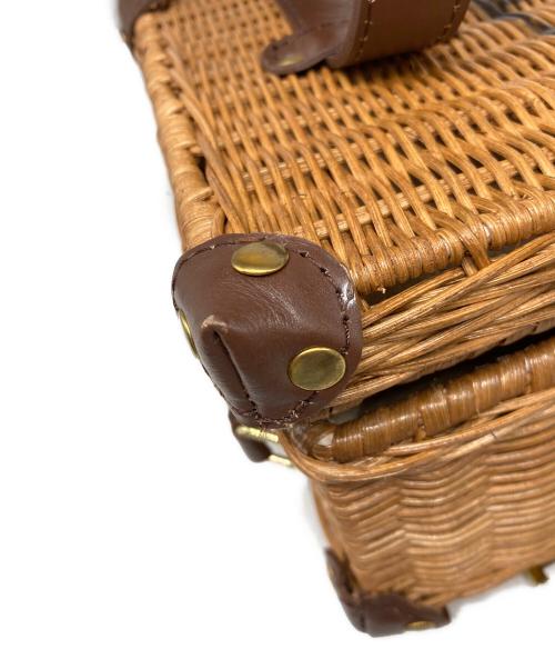 HAENGNAE（ヘンネ）HAENGNAE (ヘンネ) KISHIMEN PICNIC BASKET TRUNK ブラウンの古着・服飾アイテム