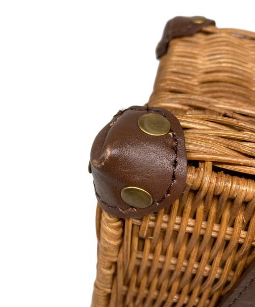 HAENGNAE（ヘンネ）HAENGNAE (ヘンネ) KISHIMEN PICNIC BASKET TRUNK ブラウンの古着・服飾アイテム