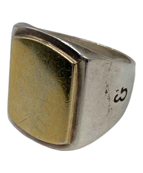 HERE'S（ヒアーズ）HERE'S (ヒアーズ) N.M MIX RING シルバー×ゴールド サイズ:11号の古着・服飾アイテム