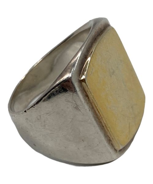 HERE'S（ヒアーズ）HERE'S (ヒアーズ) N.M MIX RING シルバー×ゴールド サイズ:11号の古着・服飾アイテム