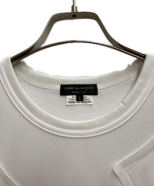 COMME des GARCONS HOMME PLUS（コムデギャルソンオムプリュス）COMME des GARCONS HOMME PLUS (コムデギャルソンオムプリュス) ベテルギウスTee ホワイト サイズ:Ⅼの古着・服飾アイテム