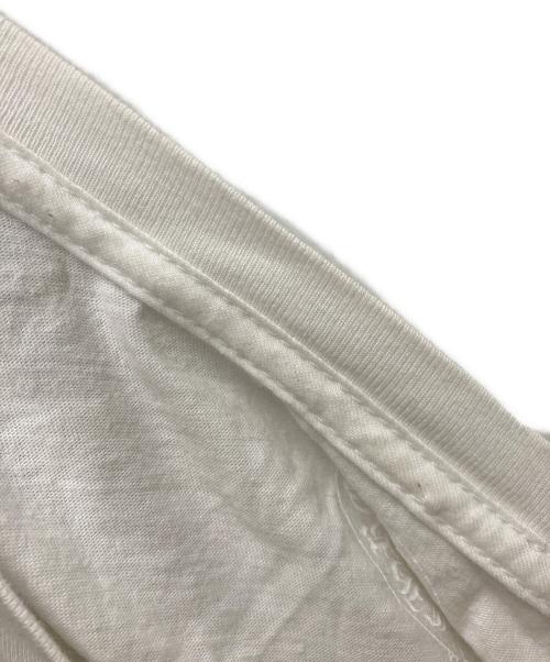 CHROME HEARTS（クロムハーツ）CHROME HEARTS (クロムハーツ) FOTIスカルフェザープリントTシャツ ホワイト×ブラック サイズ:XLの古着・服飾アイテム