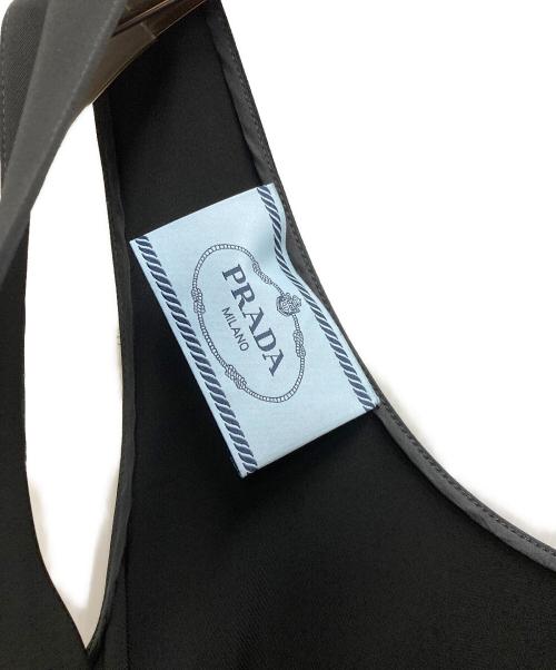 PRADA（プラダ）PRADA (プラダ) ノースリーブワンピース ブラック サイズ:36の古着・服飾アイテム
