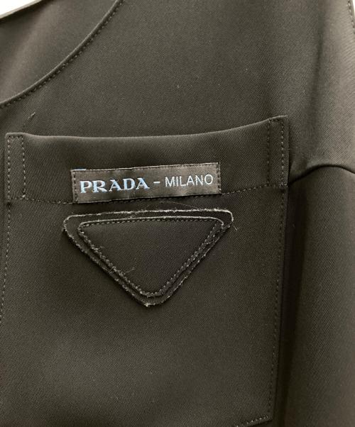 PRADA（プラダ）PRADA (プラダ) ノースリーブワンピース ブラック サイズ:36の古着・服飾アイテム