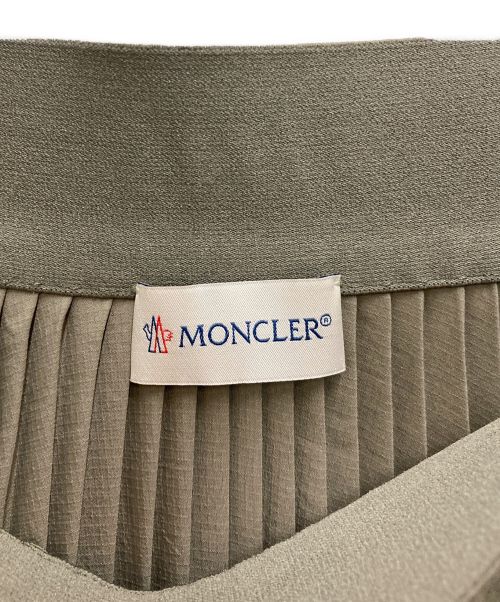 MONCLER（モンクレール）MONCLER (モンクレール) HYKE (ハイク) GONNA プリーツスカート グレー サイズ:38の古着・服飾アイテム