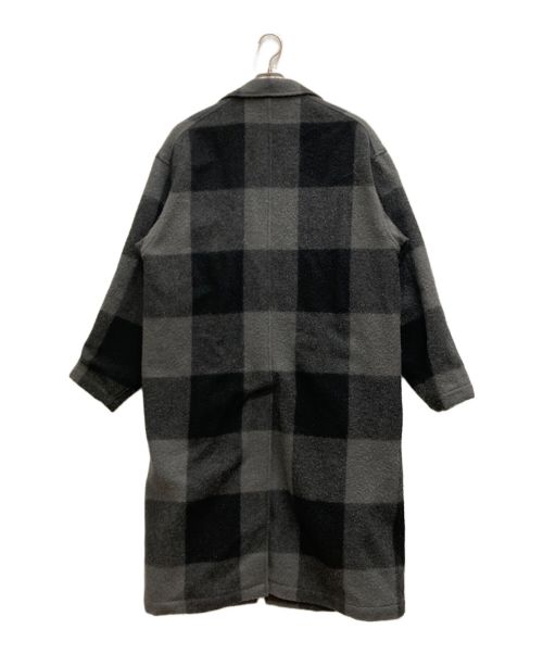 COOTIE PRODUCTIONS（クーティープロダクツ）COOTIE PRODUCTIONS (クーティープロダクツ) Napping Buffalo Check Shop Coat グレー サイズ:Ⅿの古着・服飾アイテム