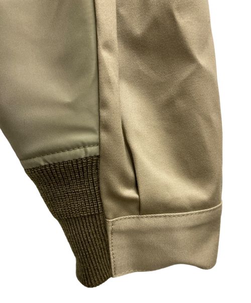 sacai（サカイ）sacai (サカイ) Cotton Chino x Nylon Twill Blouson ベージュ サイズ:2の古着・服飾アイテム
