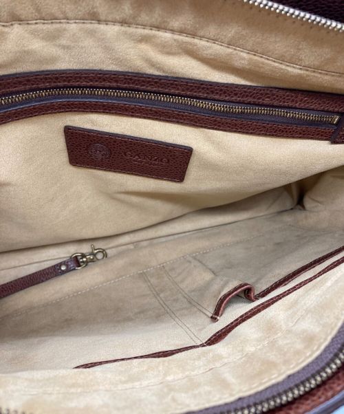 GANZO（ガンゾ）GANZO (ガンゾ) GD ブリーフバッグ ブラウンの古着・服飾アイテム