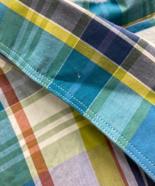 Marvine Pontiak Shirt Makers（マーヴィンポンティアックシャツメイカーズ）Marvine Pontiak Shirt Makers (マーヴィンポンティアックシャツメイカーズ) Tab Collar SH ブルー サイズ:ONE SIZEの古着・服飾アイテム