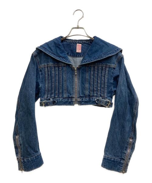 FETICO（フェティコ）FETICO (フェティコ) セーラーカラーデSAILOR COLLAR DENIM JACKETニムジャケット インディゴ サイズ:1の古着・服飾アイテム