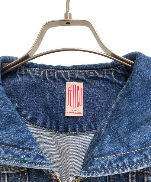 FETICO（フェティコ）FETICO (フェティコ) セーラーカラーデSAILOR COLLAR DENIM JACKETニムジャケット インディゴ サイズ:1の古着・服飾アイテム