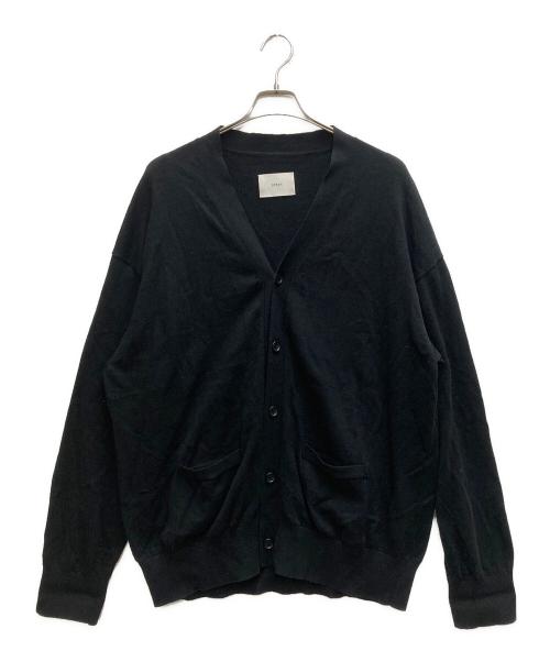 stein（シュタイン）stein (シュタイン) COTTON CASHMERE KNIT CARDIGAN ブラック サイズ:Mの古着・服飾アイテム