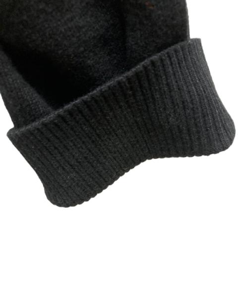 stein（シュタイン）stein (シュタイン) COTTON CASHMERE KNIT CARDIGAN ブラック サイズ:Mの古着・服飾アイテム