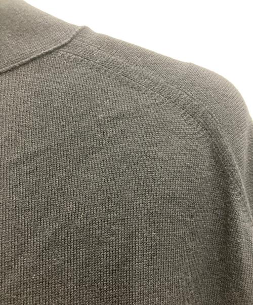 stein（シュタイン）stein (シュタイン) COTTON CASHMERE KNIT CARDIGAN ブラック サイズ:Mの古着・服飾アイテム