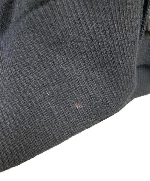 stein（シュタイン）stein (シュタイン) COTTON CASHMERE KNIT CARDIGAN ブラック サイズ:Mの古着・服飾アイテム