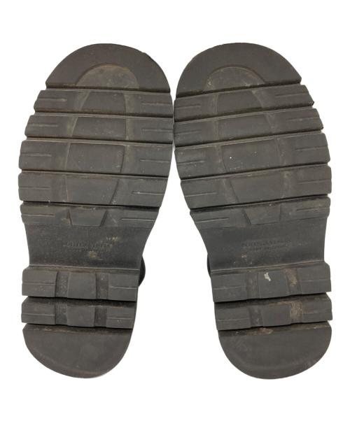 BOTTEGA VENETA（ボッテガベネタ）BOTTEGA VENETA (ボッテガベネタ) ラグ ストラップサンダル ブラック サイズ:41の古着・服飾アイテム