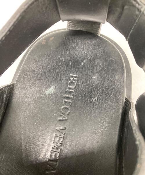 BOTTEGA VENETA（ボッテガベネタ）BOTTEGA VENETA (ボッテガベネタ) ラグ ストラップサンダル ブラック サイズ:41の古着・服飾アイテム
